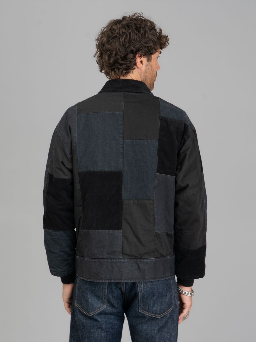 Comme des Garçons Homme Shadow Boro Bomber - Black Mélange