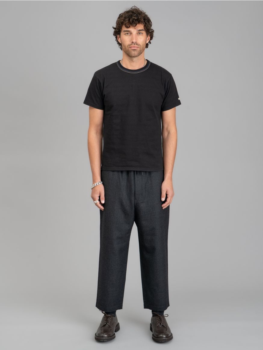 Comme des Garçons Homme Wool Drawstring Pants - Charcoal