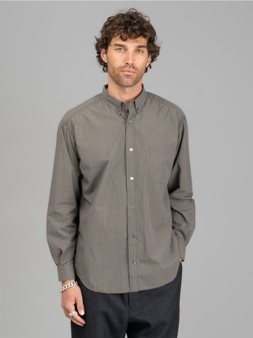 Comme des Garçons Homme Cotton Check Shirt - Brown