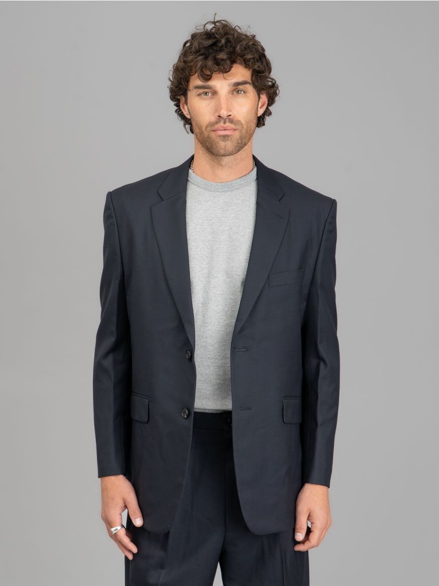 Comme des Garçons Homme Wool Serge Suit Jacket - Navy