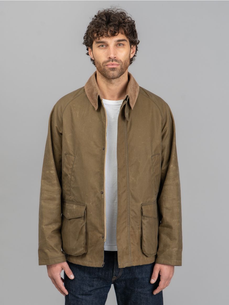 Fortela Bristol Waxed Canvas Jacket - Beige