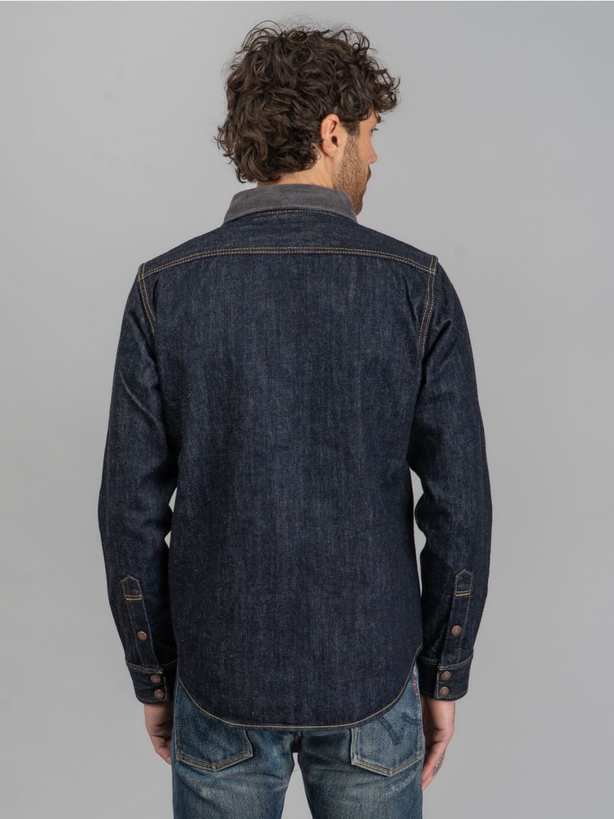 Iron Heart IHSH-427 16oz Selvedge Denim CPO Shirt - Indigo
