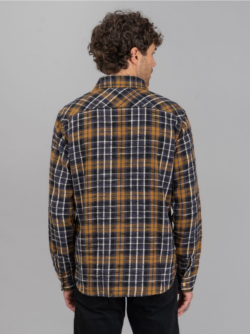 UES Slubby Flannel Shirt - Purple
