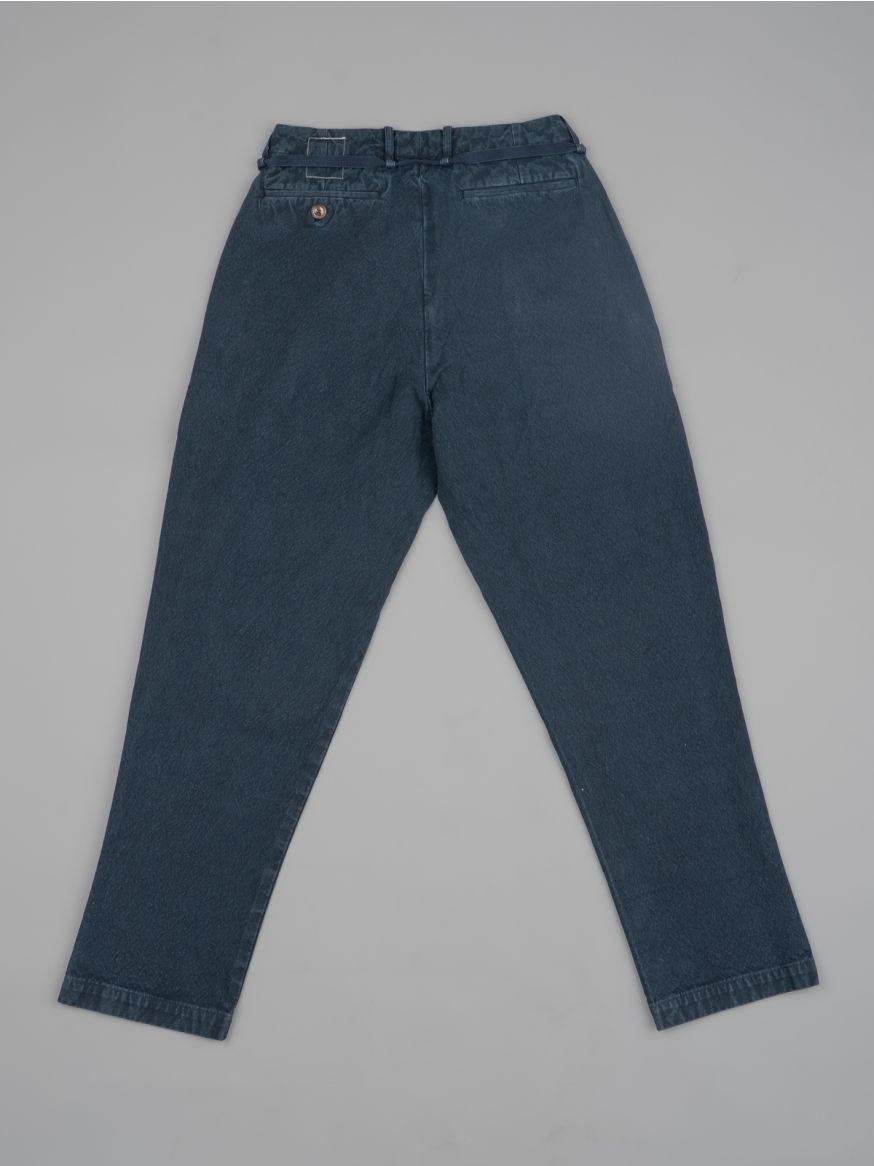 Seuvas Canvas Pleated Pants - Logwood