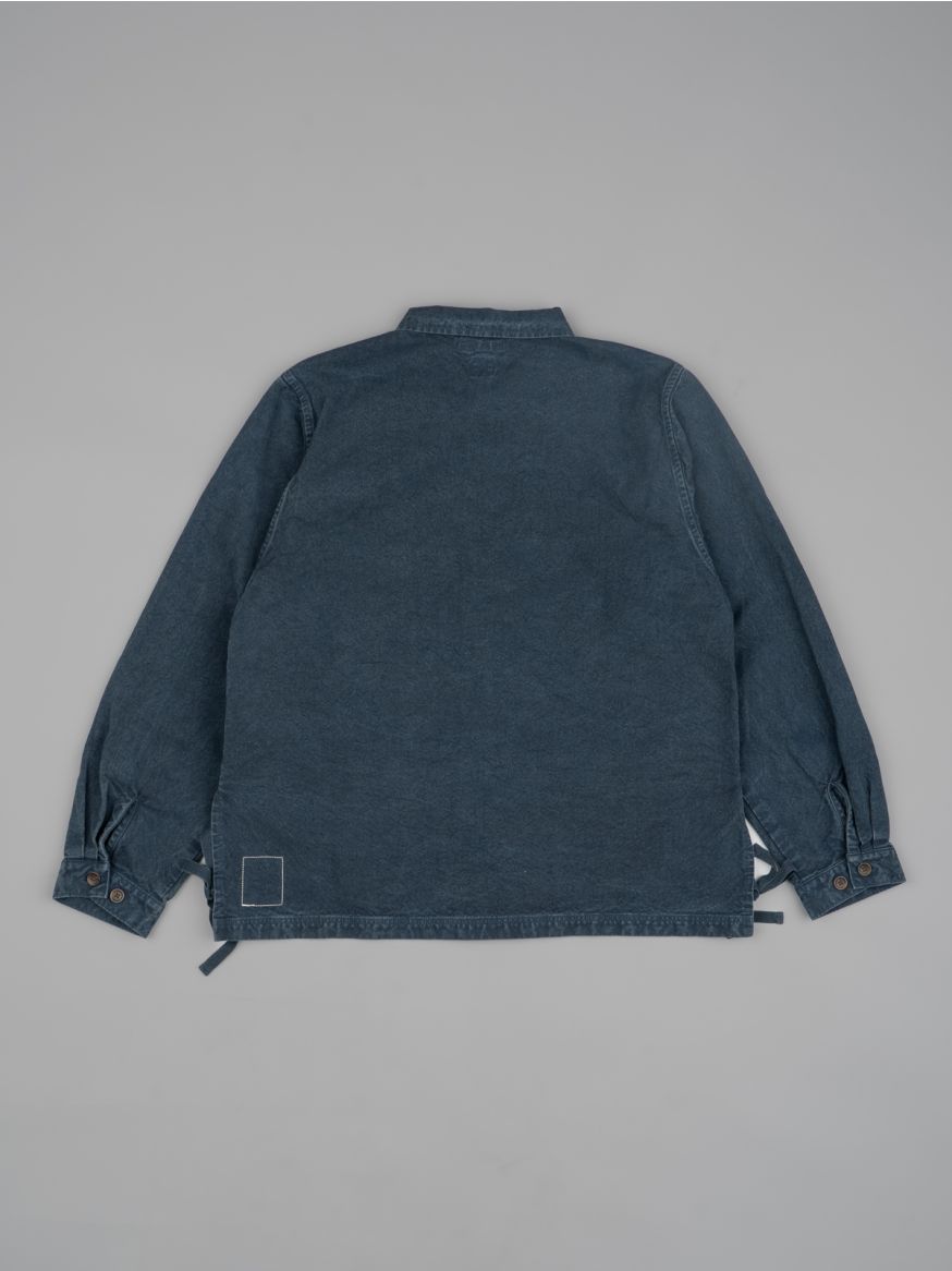Seuvas 8oz Canvas Wing Collar Shirt-Jacket - Logwood