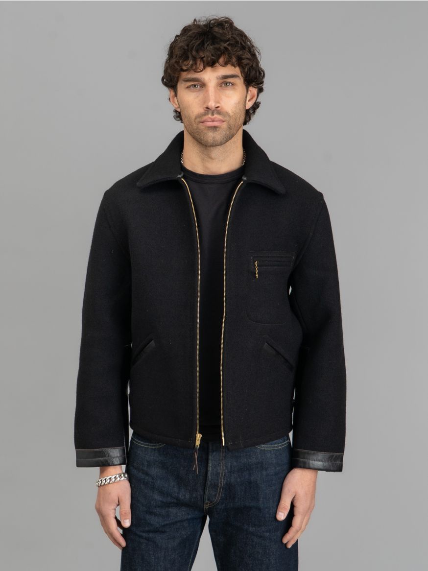 The Real McCoy's Wool Field Sports Jacket - Black