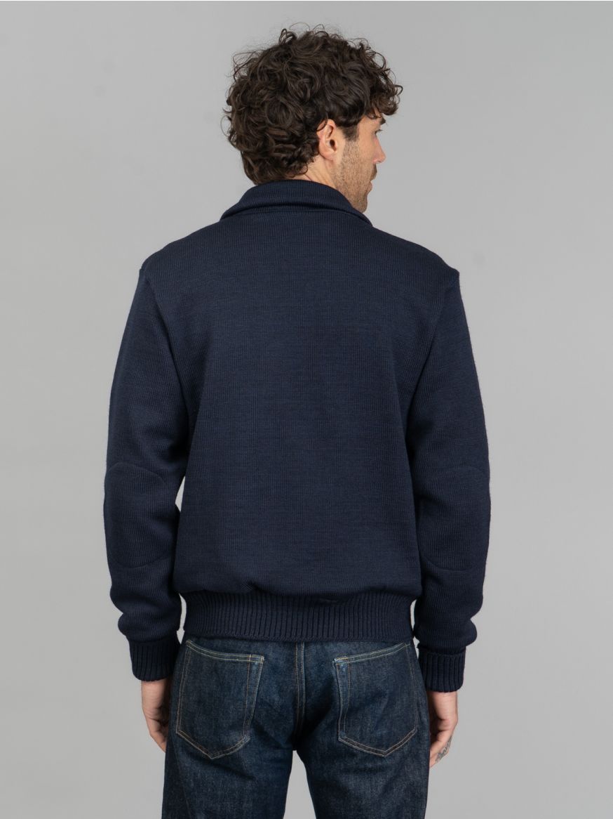 Dehen Full Throttle Moto Sweater - Dark Navy