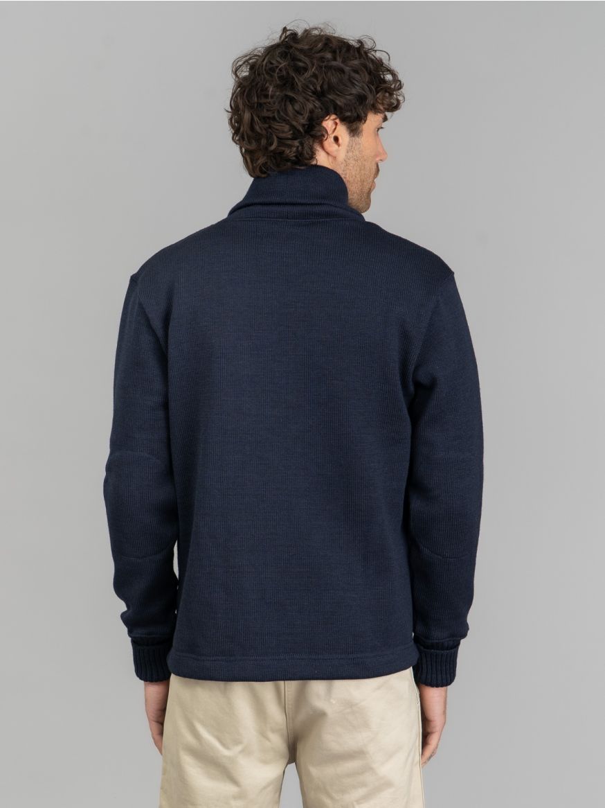 Dehen Shawl Sweater Coat - Dark Navy