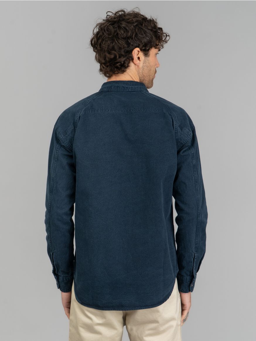 Seuvas 8oz Canvas Raglan Shirt - Logwood