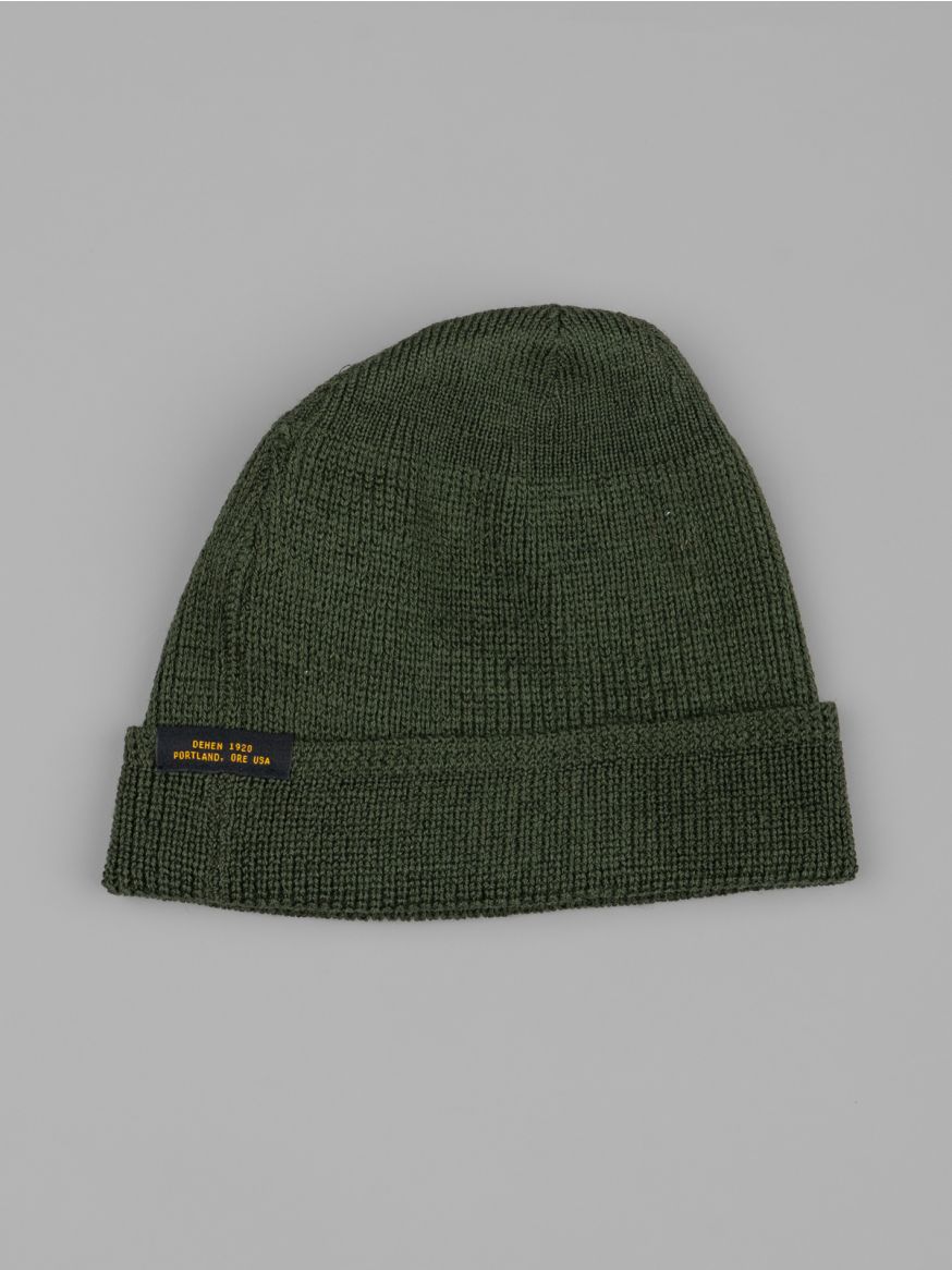 Dehen Wool Knit Watch Cap - Spruce
