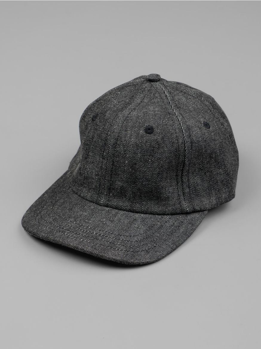 Dehen Selvedge Denim Baseball Hat - Black