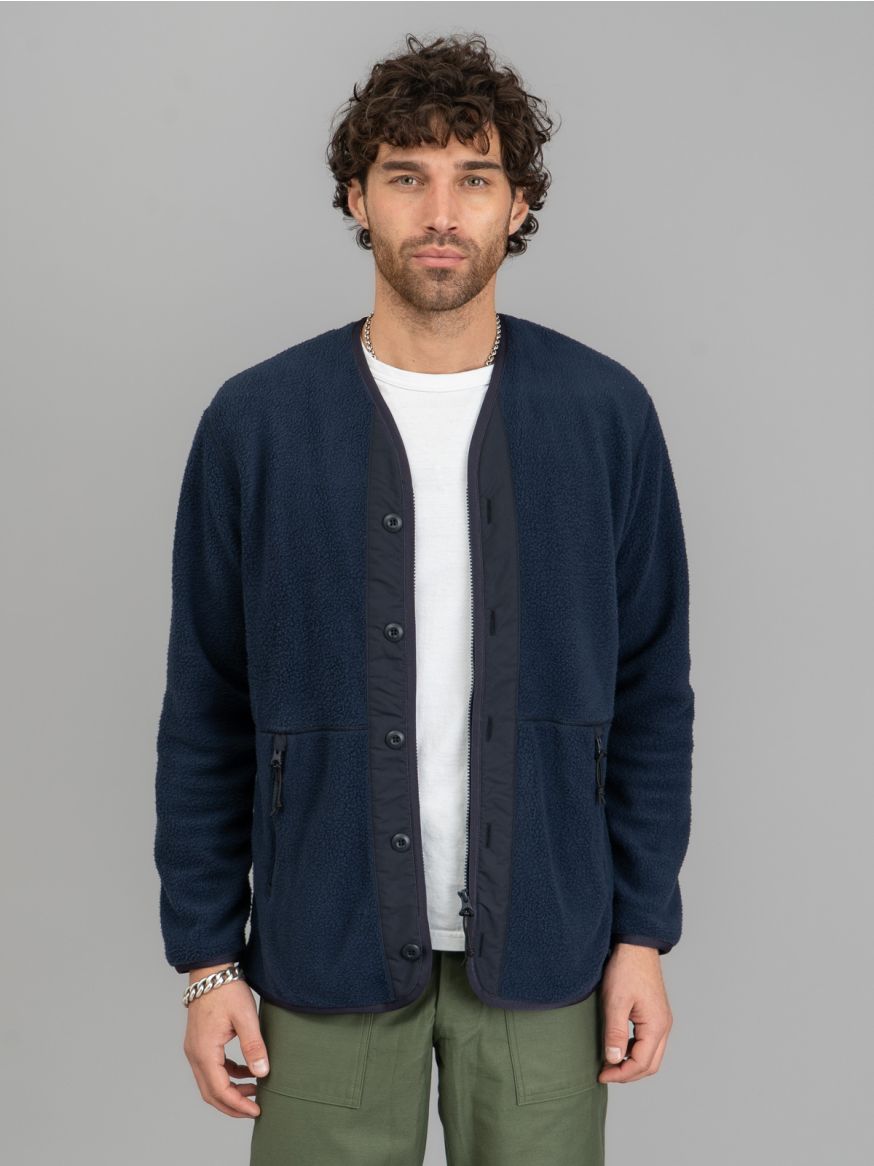 Comme des Garçons Homme Boa Fleece Liner Jacket - Navy