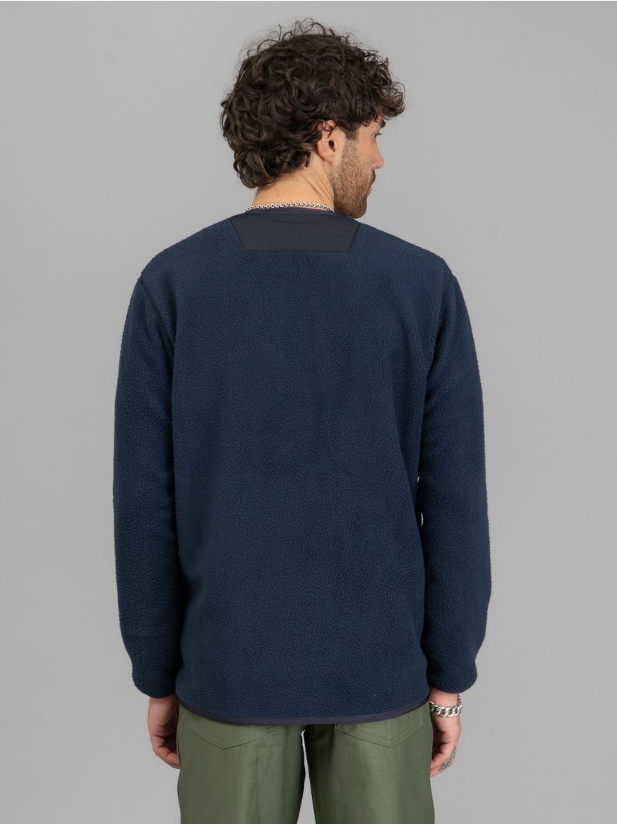 Comme des Garçons Homme Boa Fleece Liner Jacket - Navy