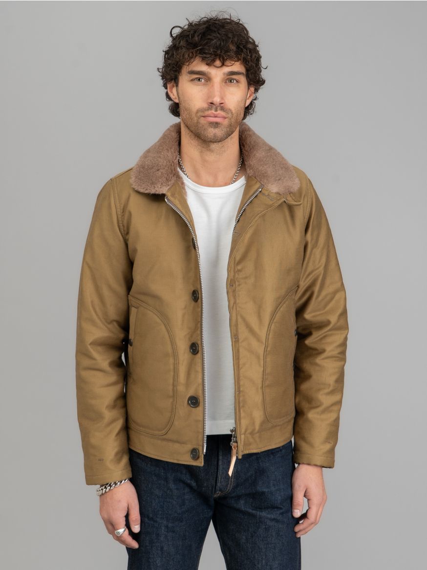 Iron Heart Whipcord N1 Deck Jacket - Khaki