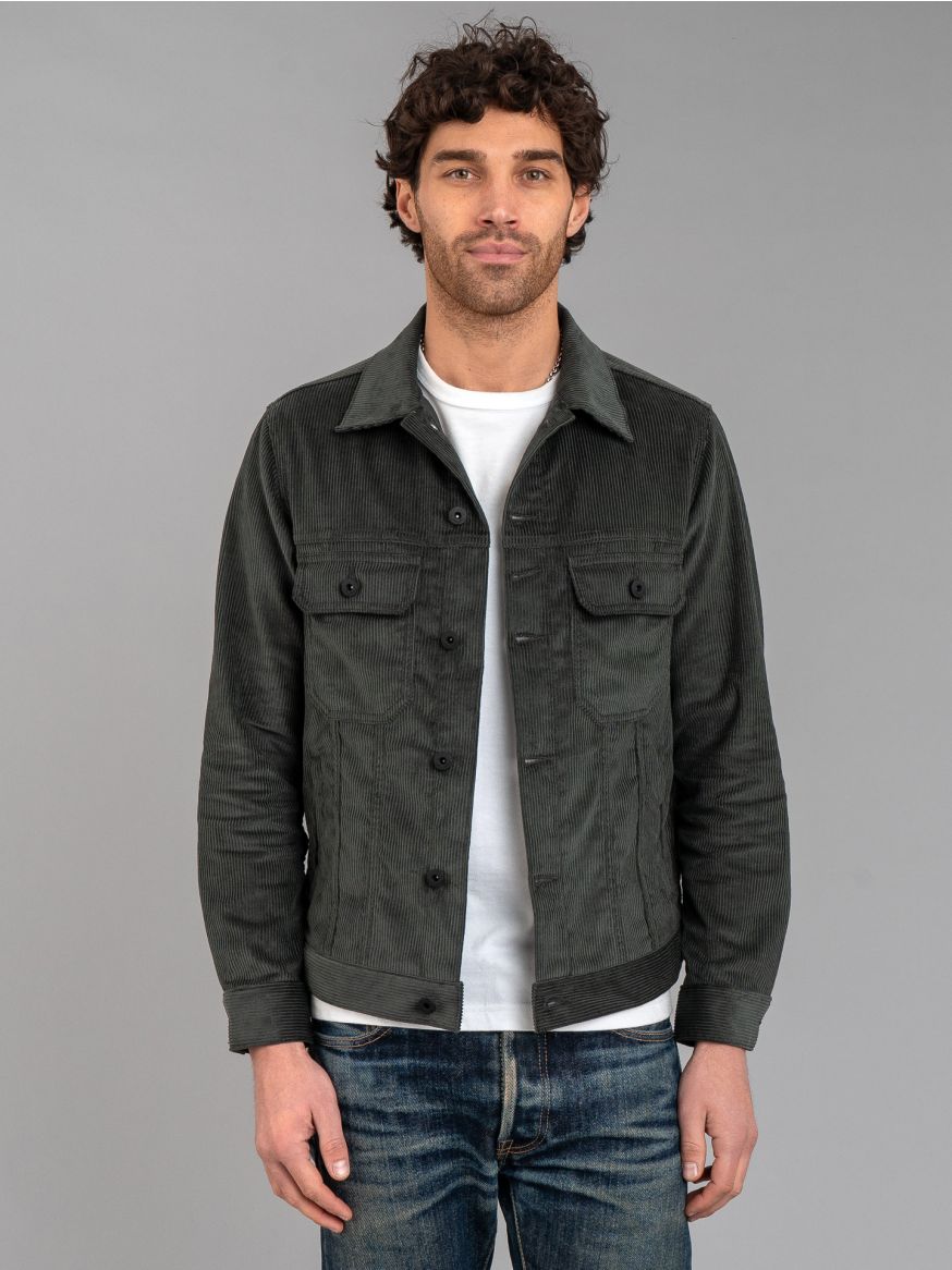 Rogue Territory Corduroy Cruiser Jacket - Grey