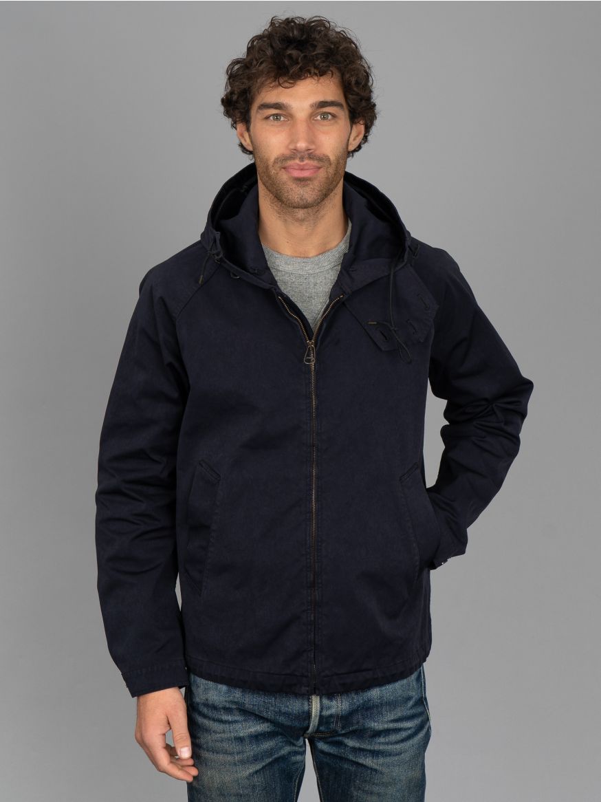 Ten c Garment Dyed Anorak - Navy