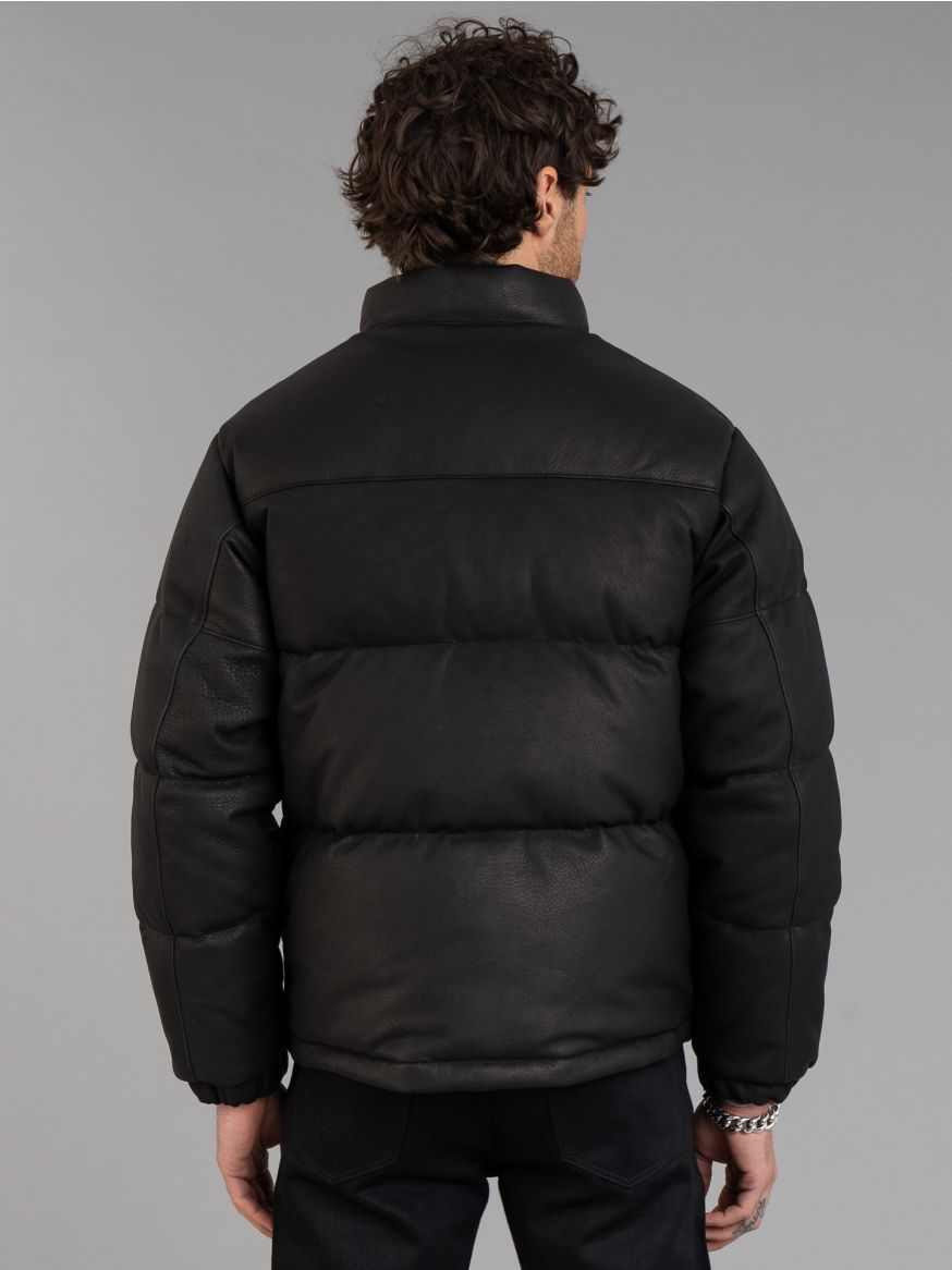 The Real McCoy's Deerskin Down Jacket - Black