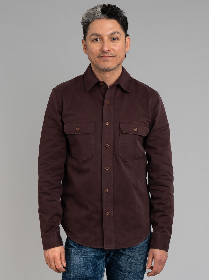 Indigofera Alamo Shirt - Crimson Dusk