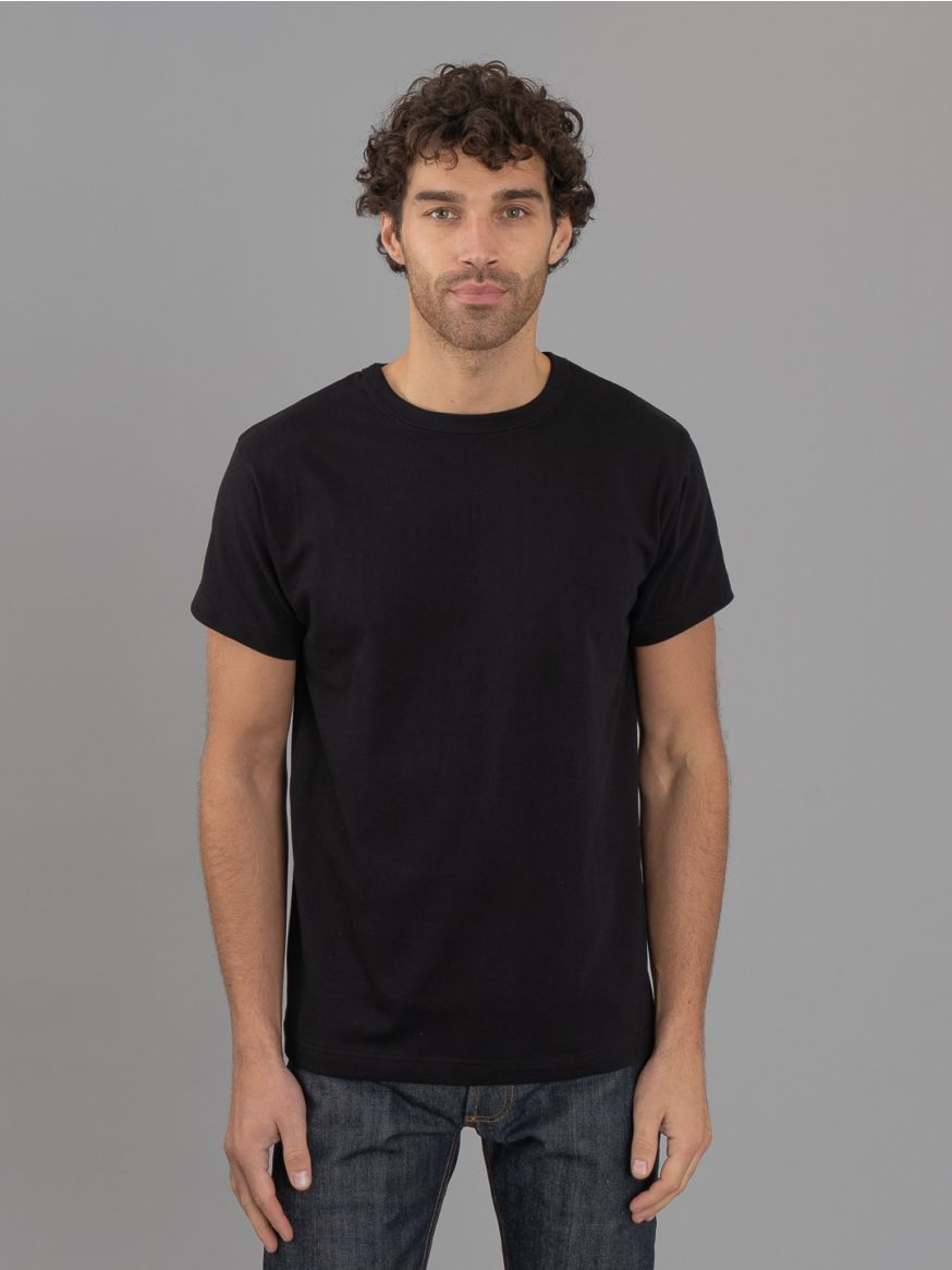 3sixteen Rinsed Heavyweight T Shirt - Black (2 Pack)