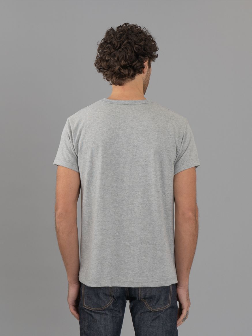 3sixteen Rinsed Heavyweight T Shirt - Heather Grey (2 Pack)