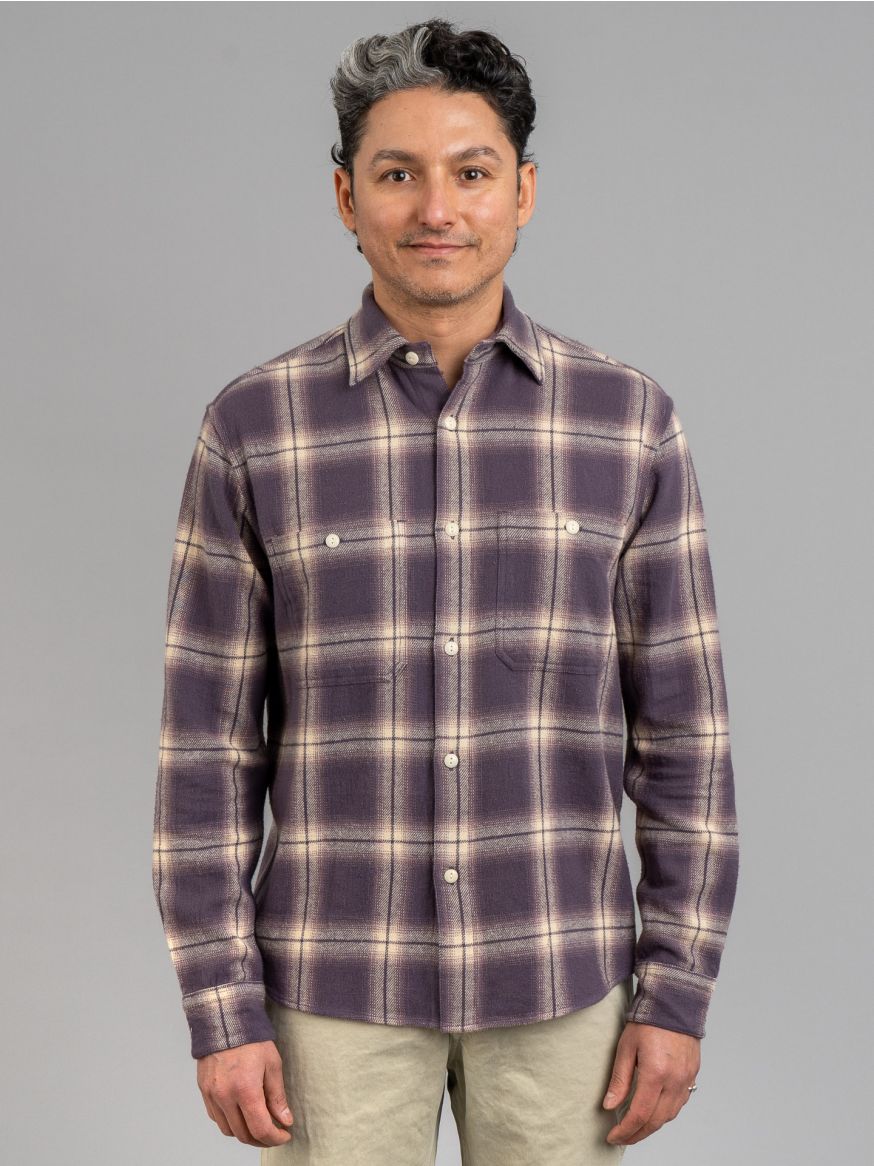 3sixteen Utility Flannel - Faded Lilac