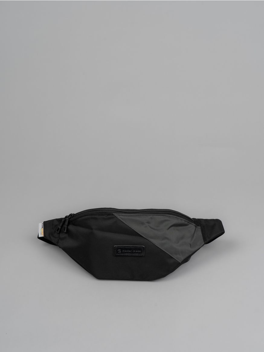 Master-Piece Slant Waist Bag - Black