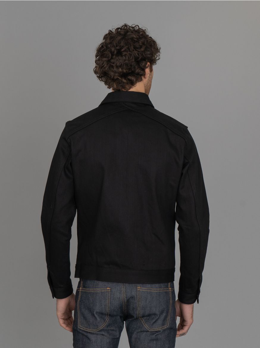 3sixteen DJ-220x Double Black Trucker Jacket