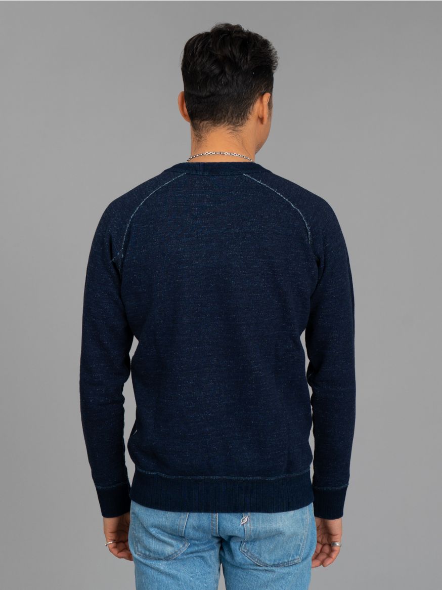 Pure Blue Japan Slub Yarn Sweatshirt - Indigo