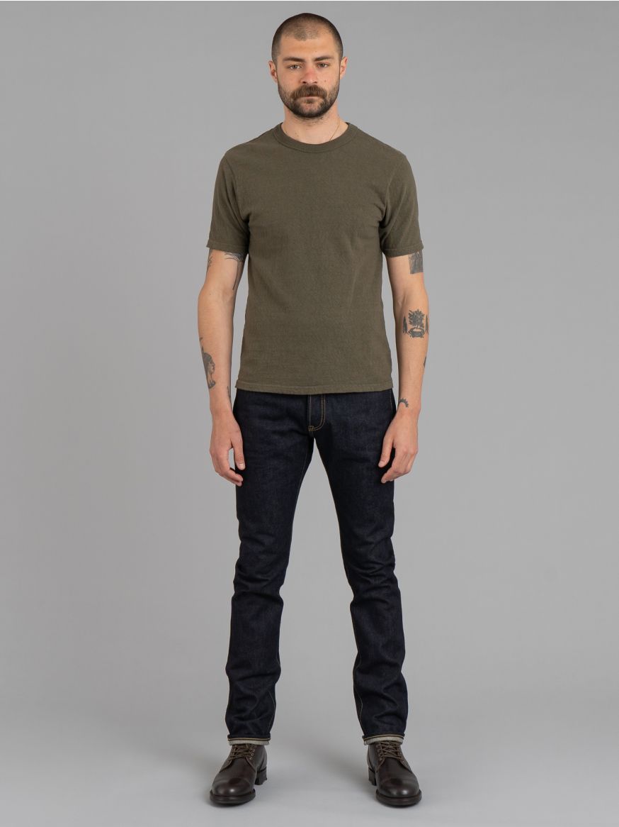 Iron Heart IH-555SBR-14 Broken Twill Selvedge Jeans - Super Slim