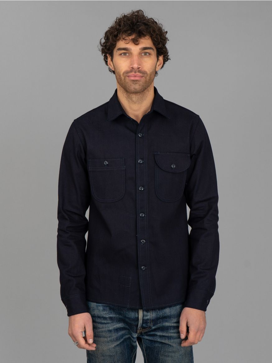 Rogue Territory Indigo Selvedge Canvas Work Shirt