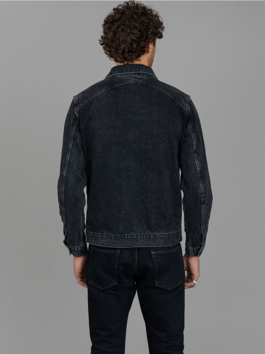 3sixteen Stonewashed Type III Denim Jacket - Black