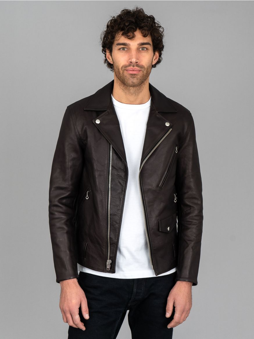 Fine Creek Leathers Custom Leon Jacket - 1.3mm Black Shinki Horsehide