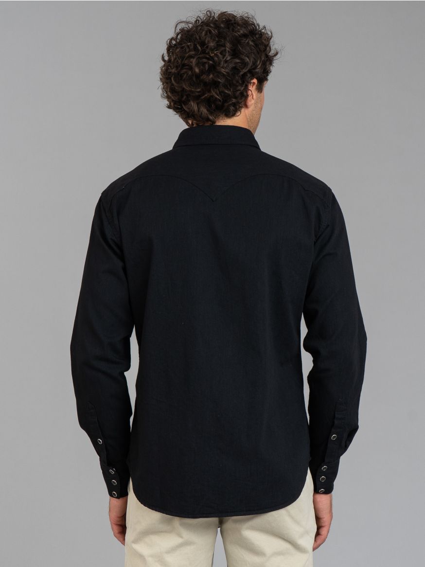 Stevenson Overall Cody Denim Shirt - Black