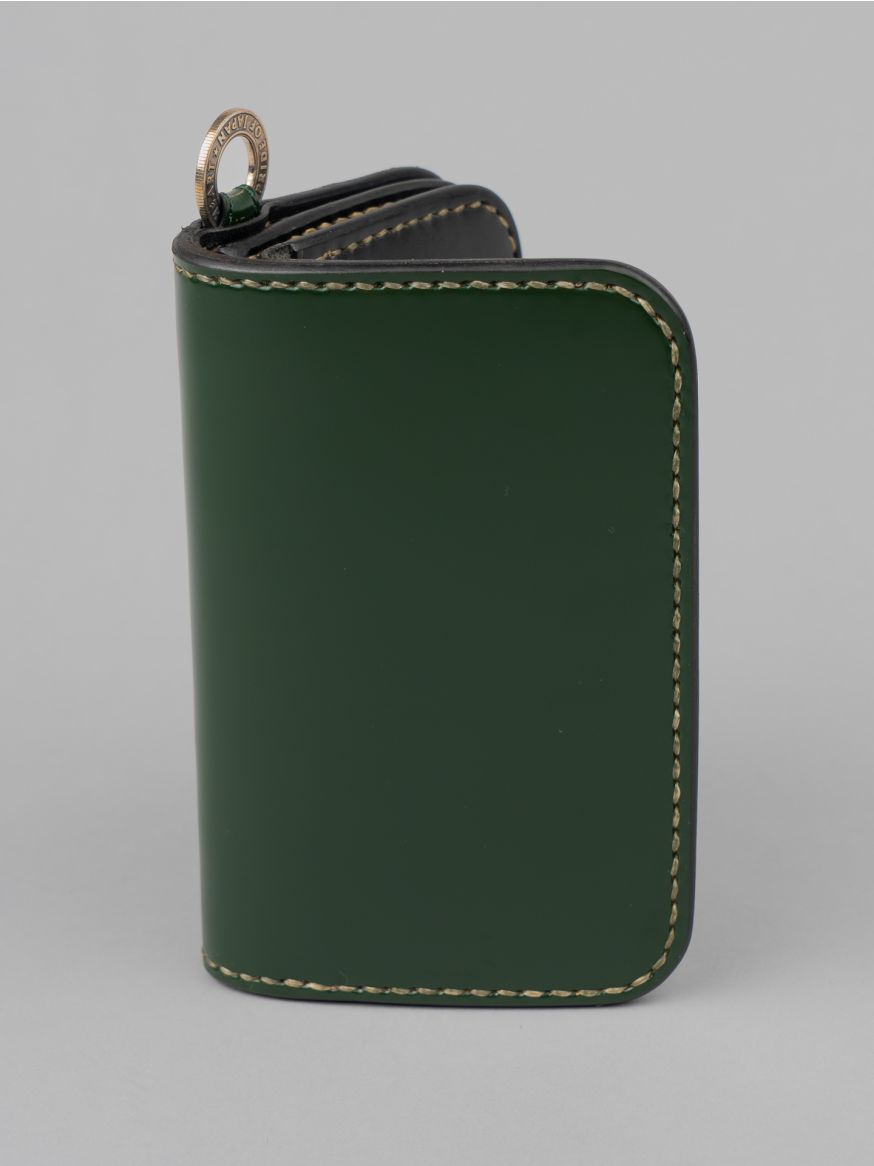 Iron Heart Medium Shell Cordovan Wallet - Green