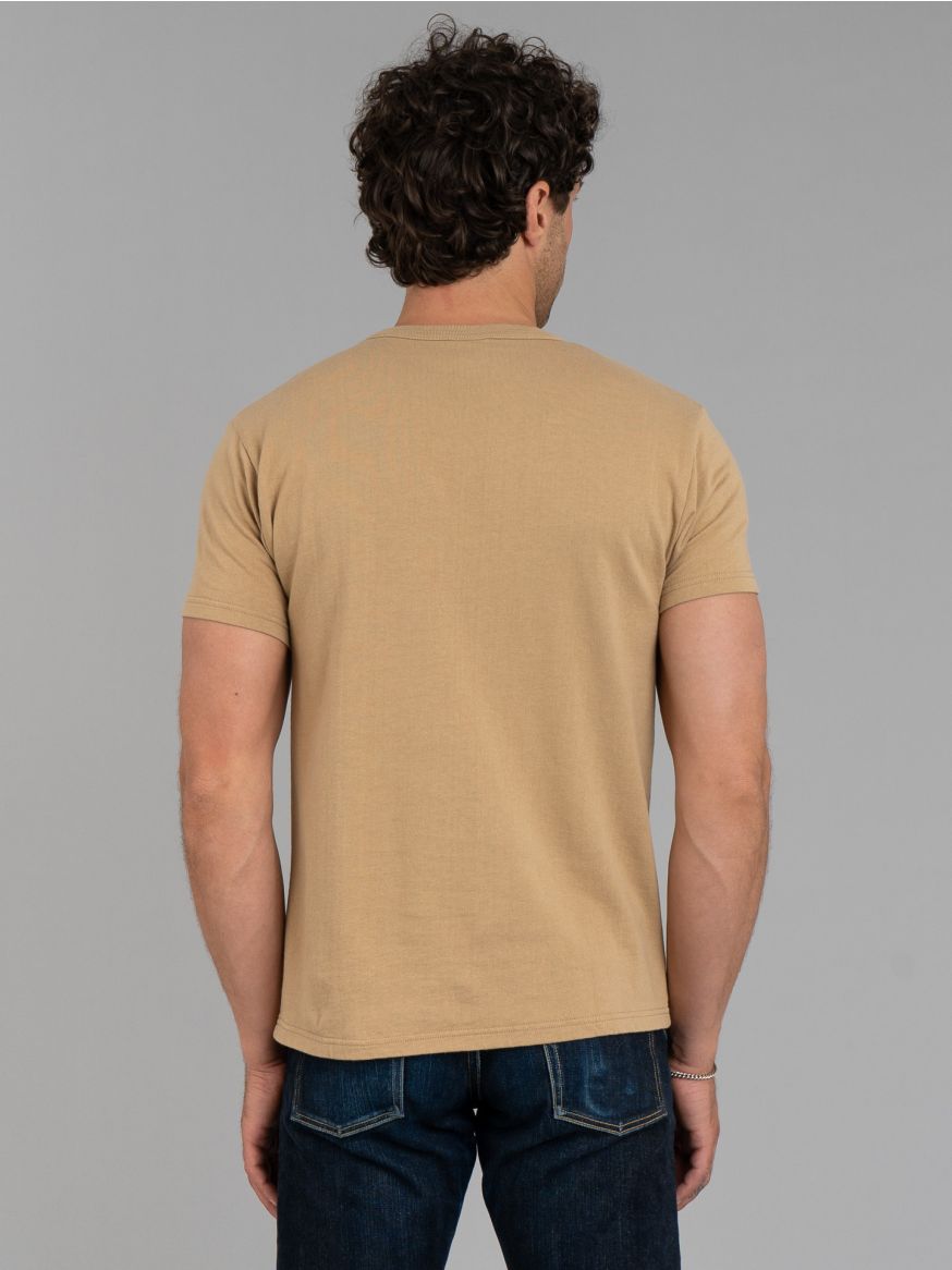 Samurai Inlay Loopwheeled T-Shirt - Beige