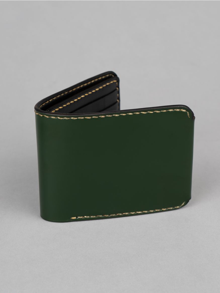 Iron Heart Small Shell Cordovan Wallet  - Green