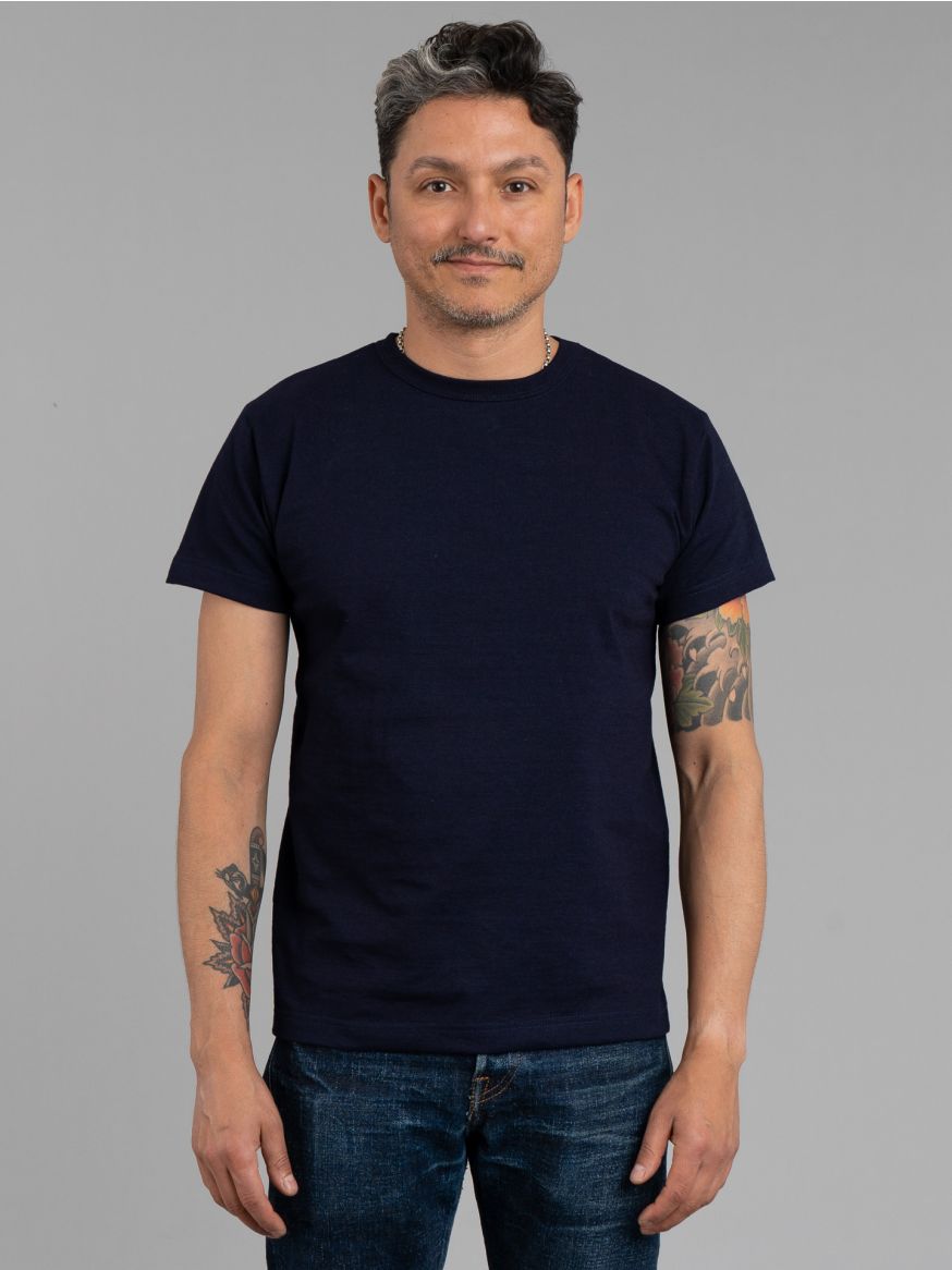 3sixteen Rinsed Heavyweight T Shirt - Indigo (2 Pack)