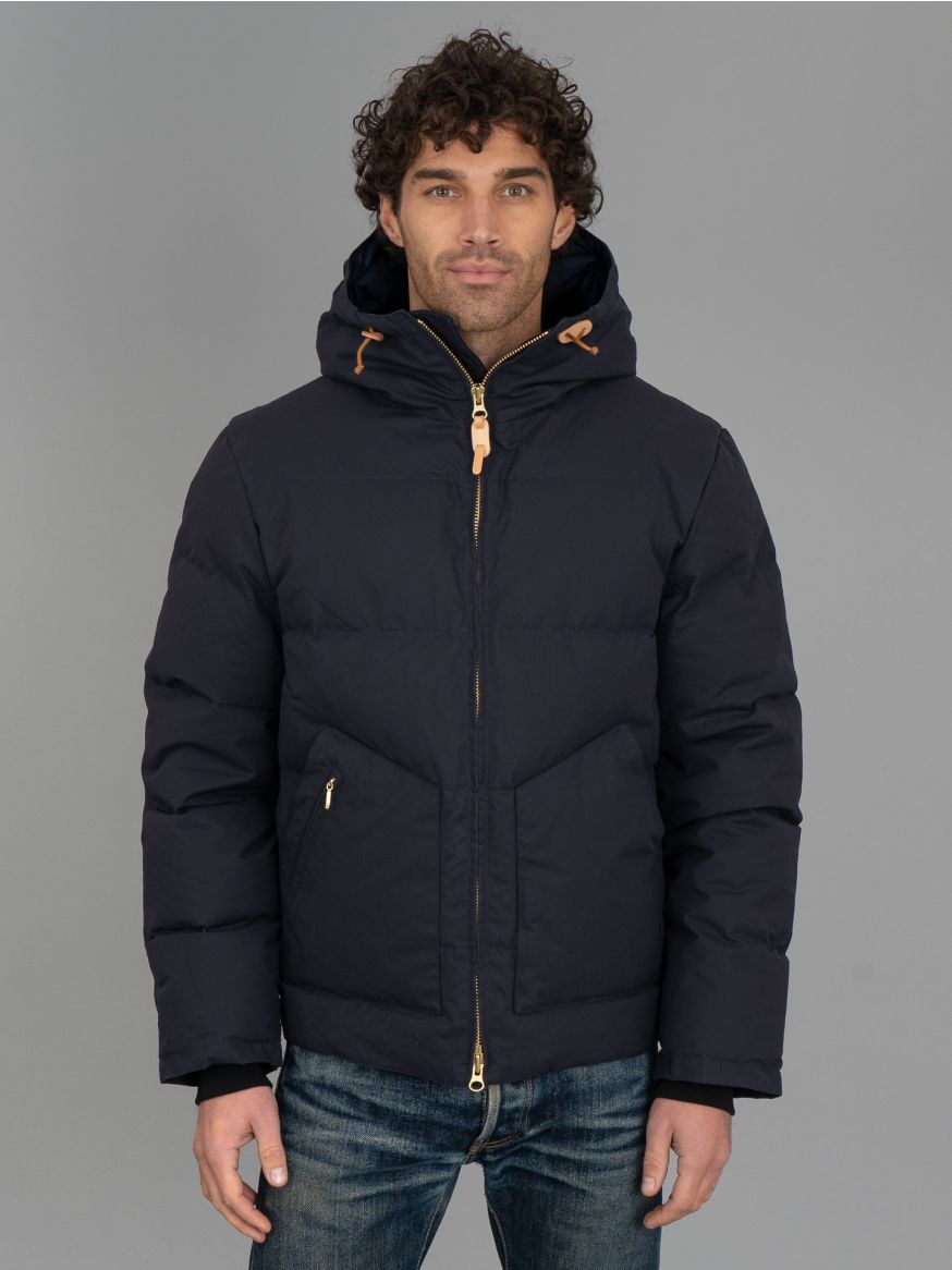 Manifattura Ceccarelli Goose Down Hooded Jacket - Navy