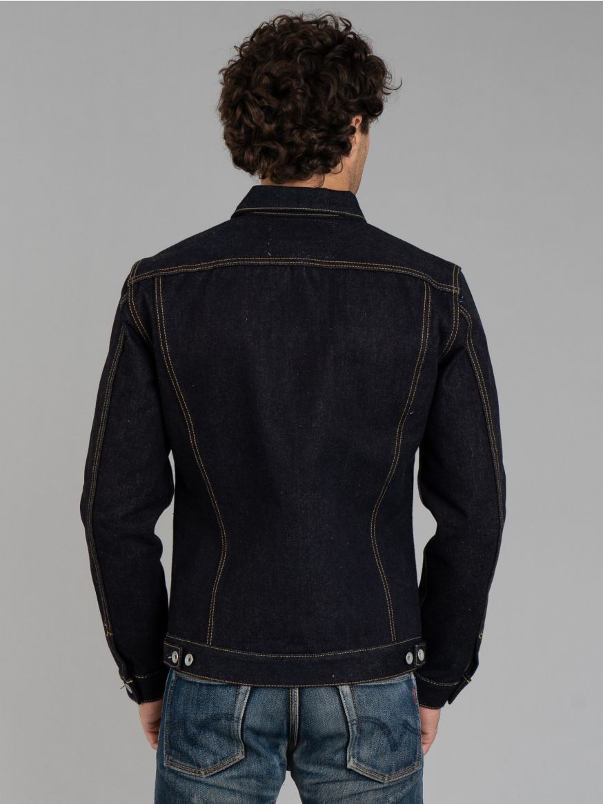 Iron Heart 19oz Left-Hand Twill Selvedge Denim Type III Jacket - Indigo