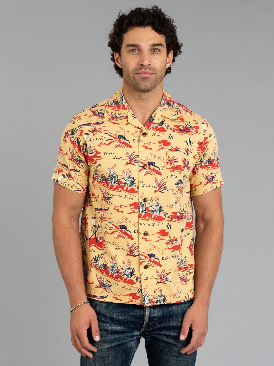 Studio D'Artisan Aloha Shirt - Yellow