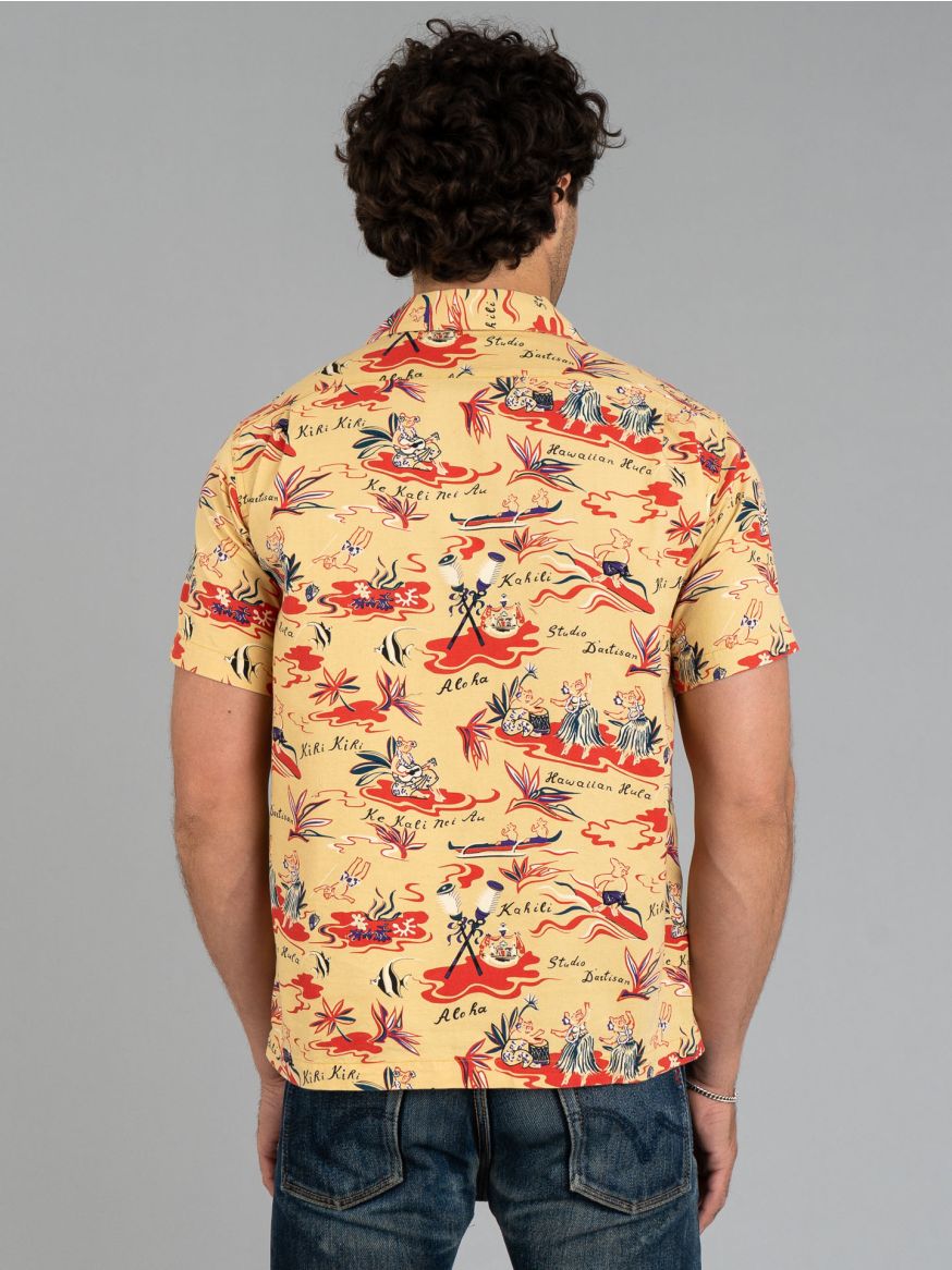 Studio D'Artisan Aloha Shirt - Yellow