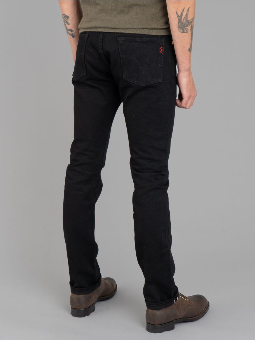 Iron Heart 21oz Superblack Selvedge Jeans IH-555S-SBG - Super Slim