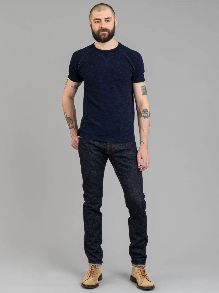 Pure Blue Japan SLB-013 Slub Denim Jeans - Slim Tapered