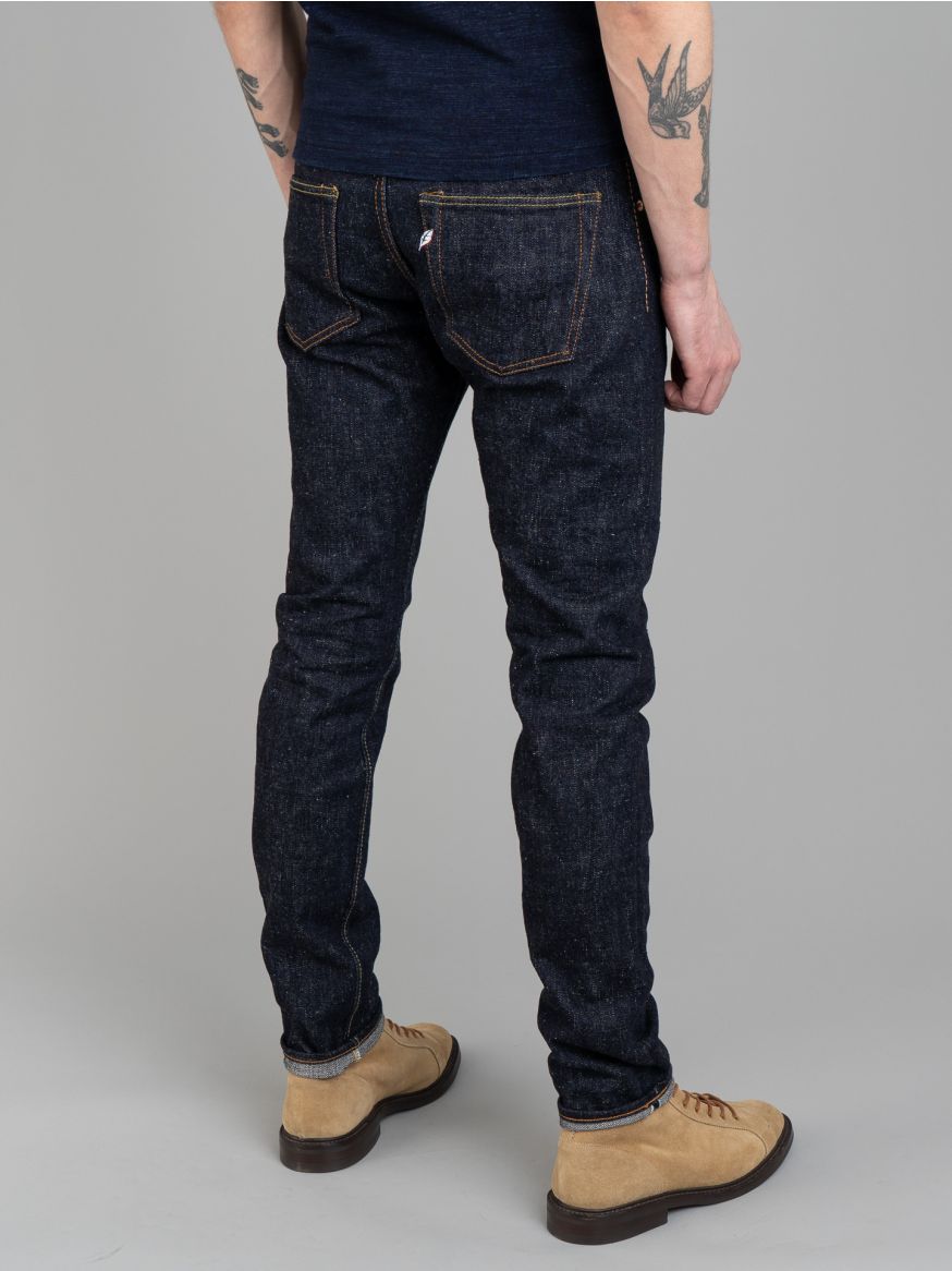 Pure Blue Japan SLB-013 Slub Denim Jeans - Slim Tapered