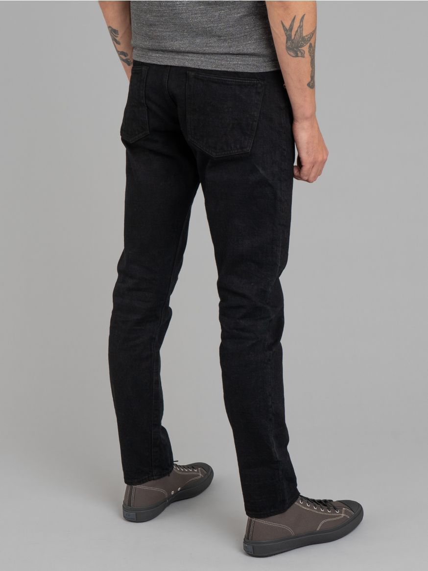 Studio D'Artisan Kurozome Black Selvedge Jeans - Relaxed Tapered