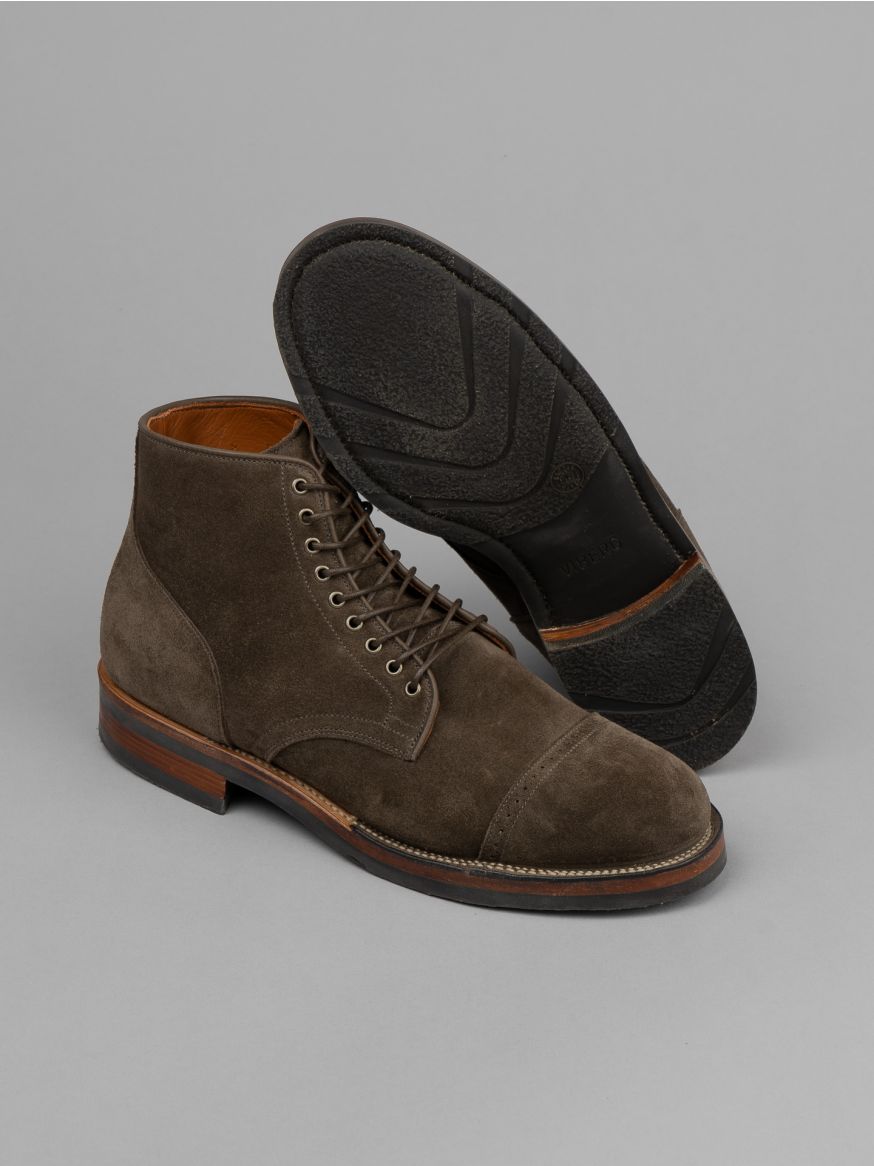 Viberg Service Boot - Thyme Janus Calf Suede - 2030