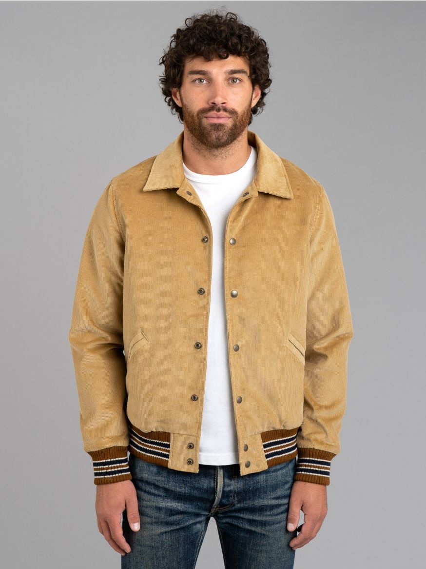 Dehen Athletic Team Jacket - Fawn Corduroy