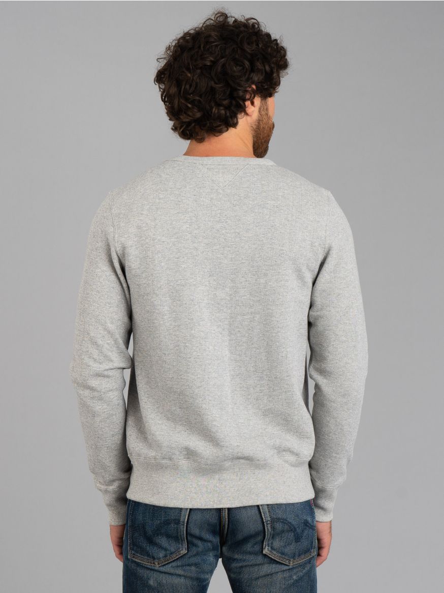 Merz b. Schwanen 346 Heavyweight Crew Neck Sweater - Grey