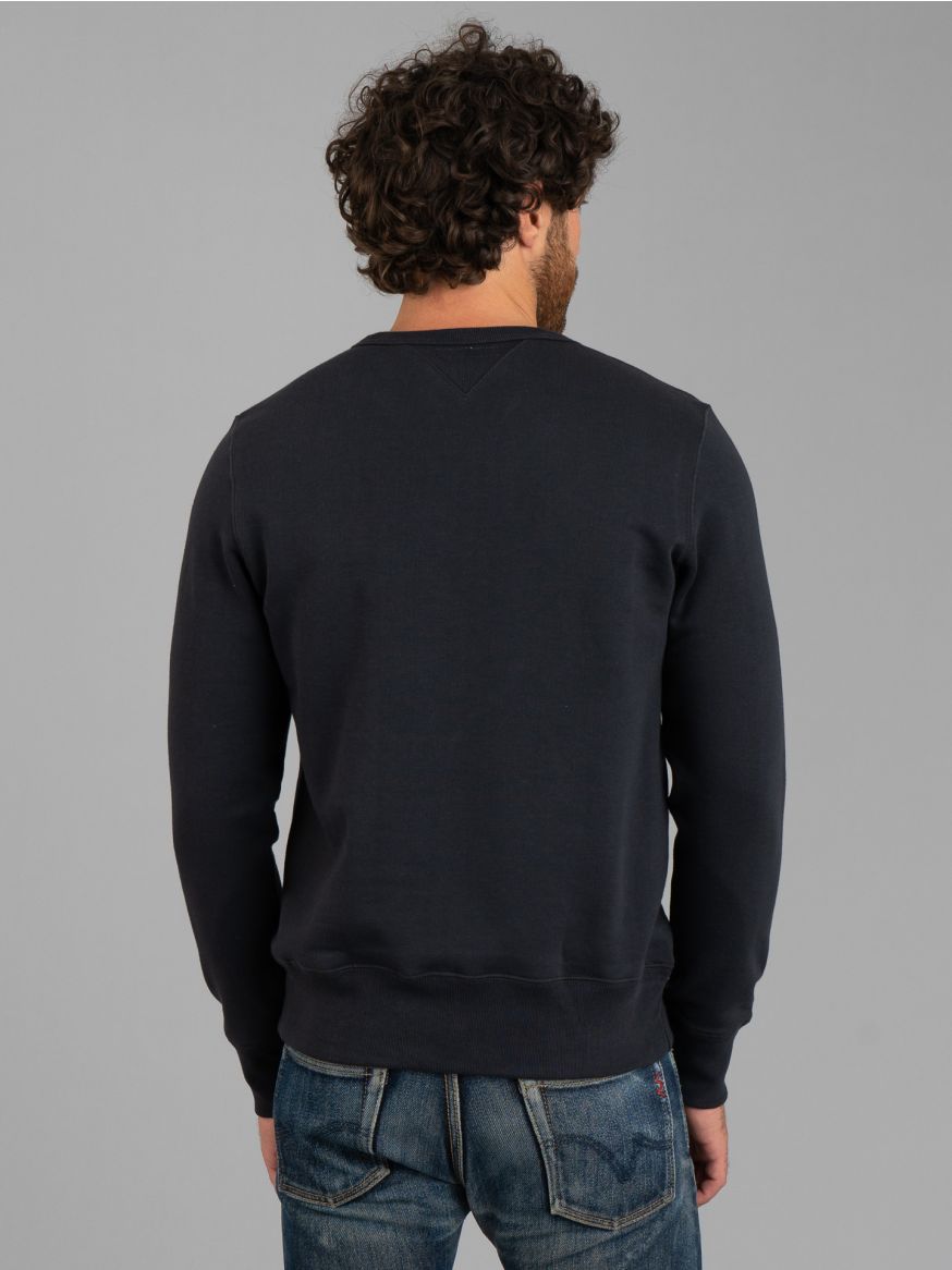 Merz b. Schwanen 346 Heavyweight Crew Neck Sweater - Charcoal