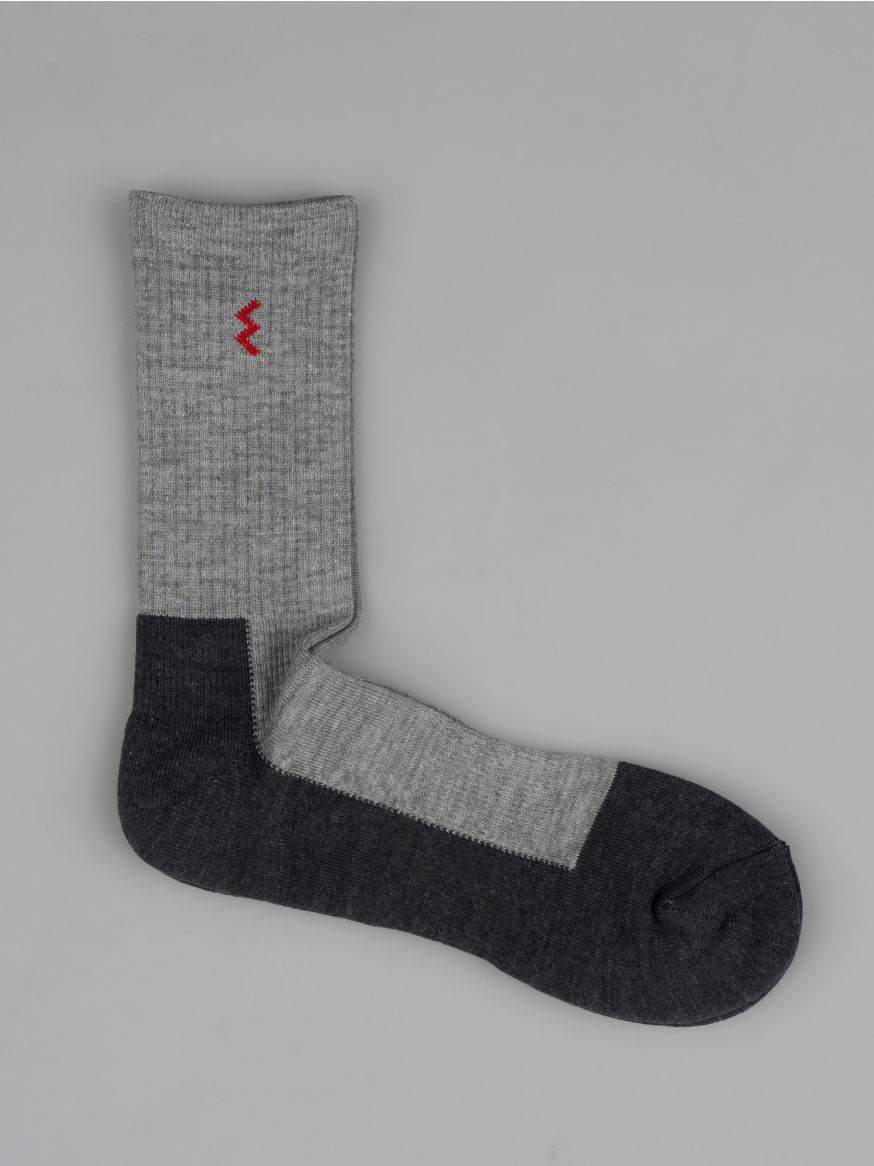 Iron Heart Work Boot Socks - Grey/Charcoal